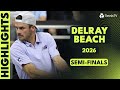 Sebi Korda vs Flavio Cobolli; Tommy Paul vs Learner Tien | 2026 Delray Beach Semi-Final Highlights