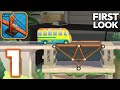 Bridge Constructor Studio - Walkthrough Gameplay Part 1 - Tutorial (iOS, Android)