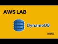 AWS Lab 5.1: Working with DynamoDB