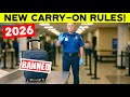 NEW Carry-On RULES for 2026 (Don't Get Caught at TSA!) | Airport NOW