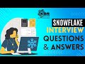 The ABSOLUTE BEST Snowflake Interview Questions and Answers