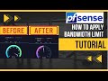 pfSense Bandwidth Limiter: Limiting bandwidth per-IP