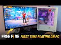 FIRST FREE FIRE GAMEPLAY IN MY NEW PC - Worth ₹100,000/- I Got A New Gaming PC #freefire #viral