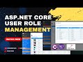 User Role Management Dynamically | ASP.NET Core | Identity Core | MSSQL | Core First