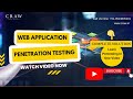 Beginners Guide To Web Application Penetration Testing |  Cyber Security #webapplication #pentesting