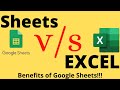 Google Sheets vs Excel (Hindi) | Benefits of Google Sheets