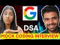 Mock Coding Interview with Googler, YouTuber @mohammadfraz !! Real DSA Interview 👀🚀