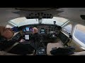Low Weather \u0026 Turbulence in the King Air to Nashville
