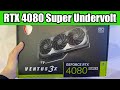 Undervolt your RTX 4080 Super for more FPS and Lower Temperature! - Tutorial