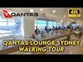 QANTAS INTERNATIONAL BUSINESS LOUNGE | Sydney Kingsford Smith Airport  | 4K UHD Video Walk