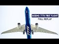 Boeing 777X first flight 🛫 FULL REPLAY