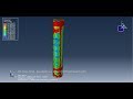 Simulation CFRP retrofit of concrete circular column in Abaqus