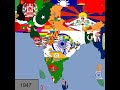 The History of India in Flags: 1320-2023