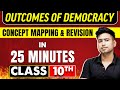 OUTCOMES OF DEMOCRACY in 25 Minutes | Civics Chapter 7 | Class 10th CBSE Board