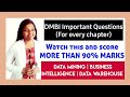 Data mining and Business intelligence GTU Important Questions unit wise| DMBI GTU Data Warehouse imp