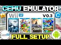 🔥 Wii U Emulator For Android : Cemu Emulator V0.3 Full Setup Guide | Cemu Emulator Android Setup