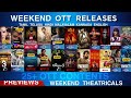Weekend OTT Releases Final List | 25 OTT contents In Tamil Telugu Hindi \u0026 Dubs | Previews | New OTT