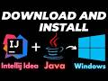 How to Download and Install IntelliJ IDEA and Setup for Java on Windows 10/11