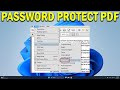 How To Password Protect PDF File - Quick Fix