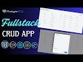Build a CRUD App Using PostgreSQL, Express JS, React JS, Node JS | PERN Stack