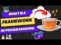 What is A FRAMEWORK in #Programming ? Can we build #Softwares without #Framework