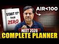 NEET 2028 : Complete Planner for AIR 100 🔥| How to Start NEET Preparation from 11th Class | eSaral