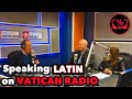 Vatican Priest Speaks Latin with American on the Radio 🎙️