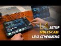 Setup Multi Camera Live Streaming in 60 SECONDS with FEELWORLD L4 Video Switcher Mixer