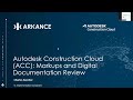 Autodesk Construction Cloud (ACC): Markups and Digital Documentation Review