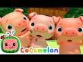 Three Little Pigs Song | CoComelon | Sing Along | Nursery Rhymes and Songs for Kids