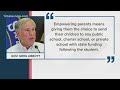 Gov. Abbott announces support for school vouchers, helping Texas children attend private schools