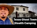 Stealth Camping Alone in an Abandoned Ghost Town