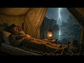 Arthur Sleeping Peacefully Alone Camping in a Tent During Heavy Thunderstorms|RDR2 ASMR 