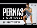15 MIN Treino de pernas e gluteos em casa - Hipertrofia e queima de gordura 🔥