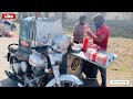 Man selling sandwich on his bullet bike 😳 || Viral Bullet Raja || Yes Hungry