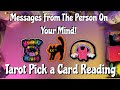 ⚡️Messages From The Person On Your Mind!⚡️ Tarot Pick a Card Reading