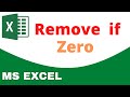How To Remove Zero Value in MS Excel | Anil Computers - Best Computers Institute In Udaipur