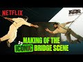 NTR \u0026 Ram Charan’ Behind The ICONIC Bridge Scene 👀 | RRR: Behind \u0026 Beyond | Netflix India