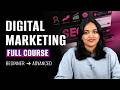 Digital Marketing Full Course Free | Digital Marketing Course Beginner to Advanced  | Intellipaat