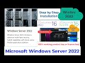 Windows Server 2022 || Complete Installation tutorial || VMware Workstation Pro 16||