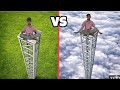 Small Tower vs Big Tower Survival Challenge