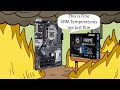 How to PERMANENTLY FIX high motherboard VRM temperatures throttling performance