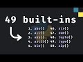 49 Useful Built-In Functions in Python