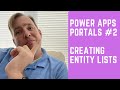 [Step by Step Power Apps Portals Tutorial #2] 👉 Creating an Entity List