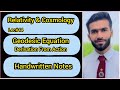 Lec#44 || Geodesic Equation || Derivation From Action || Handwritten Notes