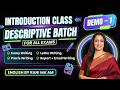 Descriptive Batch for All Exams | Demo Class - 1 | English With Rani Ma'am