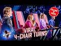 GLORIOUS 4-Chair Turns With MILLIONS of VIEWS on The Voice