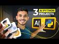 3 Python Projects to Add in Your Resume (Beginner to Advanced + AI) | Sagar Chouksey
