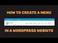 How to Create a Menu in WordPress | WordPress Menu Complete Guide