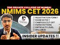 NMIMS CET 2026 | Registration Form and Exam Dates | Paper Pattern Syllabus Cutoff | MHT CET 2026